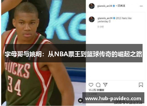 字母哥与姚明：从NBA票王到篮球传奇的崛起之路