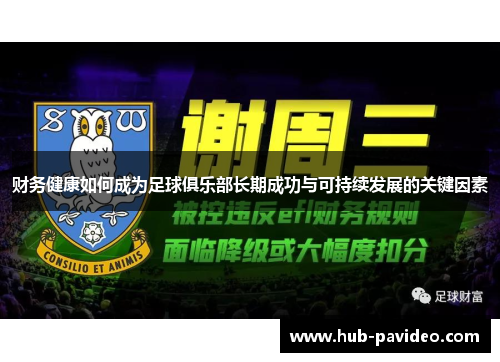 财务健康如何成为足球俱乐部长期成功与可持续发展的关键因素